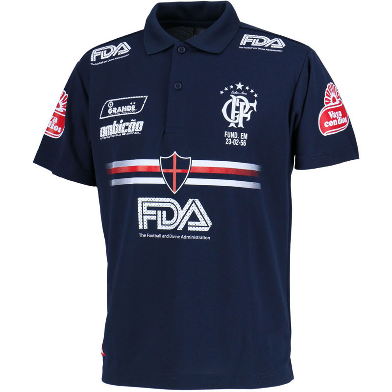 GRANDE.F.P(グランデエフピー) 【男女兼用 サッカー・フットサルウェア】 FDAドライメッシュポロ半袖 フットサル ポロシャツ (gfpe200010-8701)