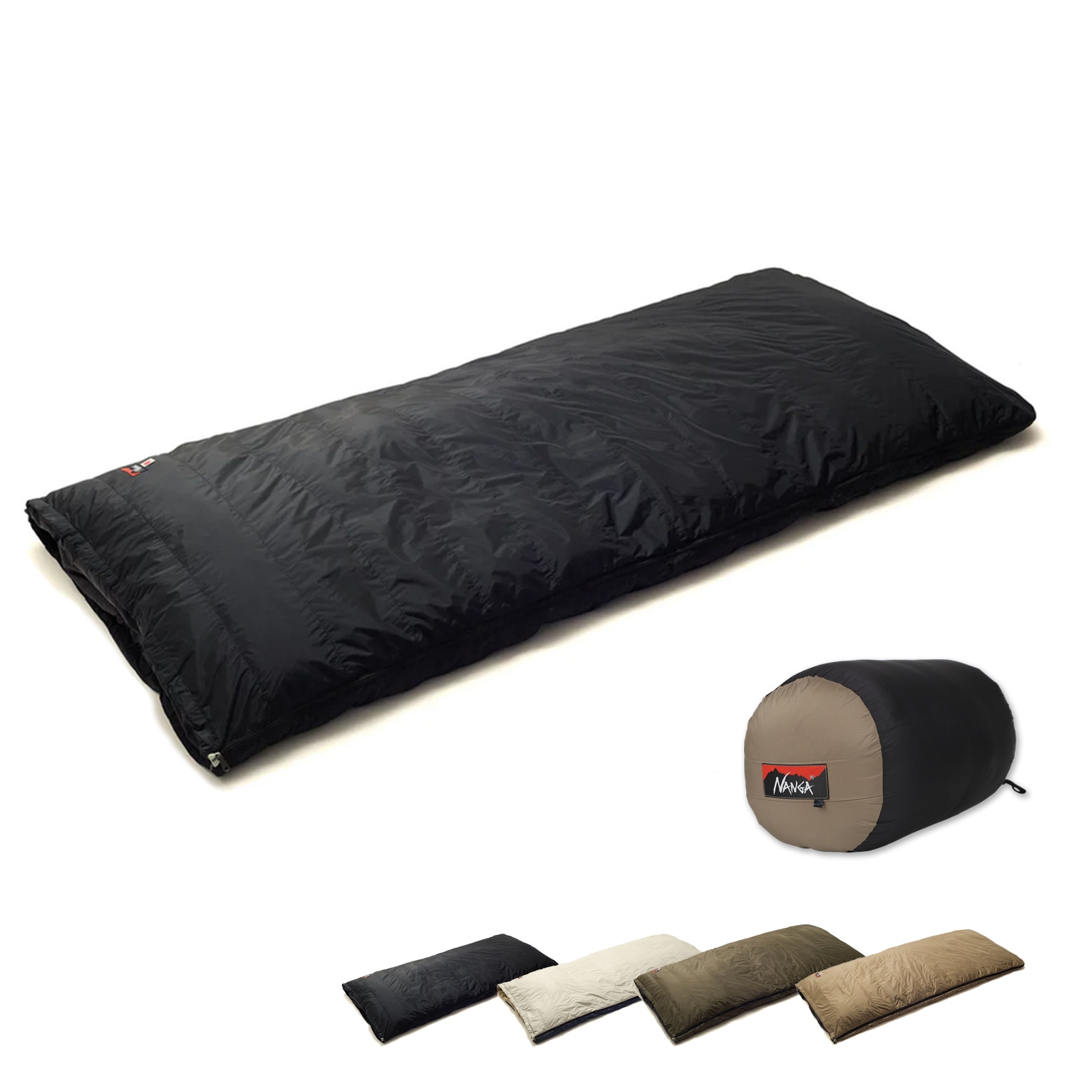 シュラフ ダウン 寝袋 オーロラレクタンギュラー ダウンバッグ 冬用 封筒型 800