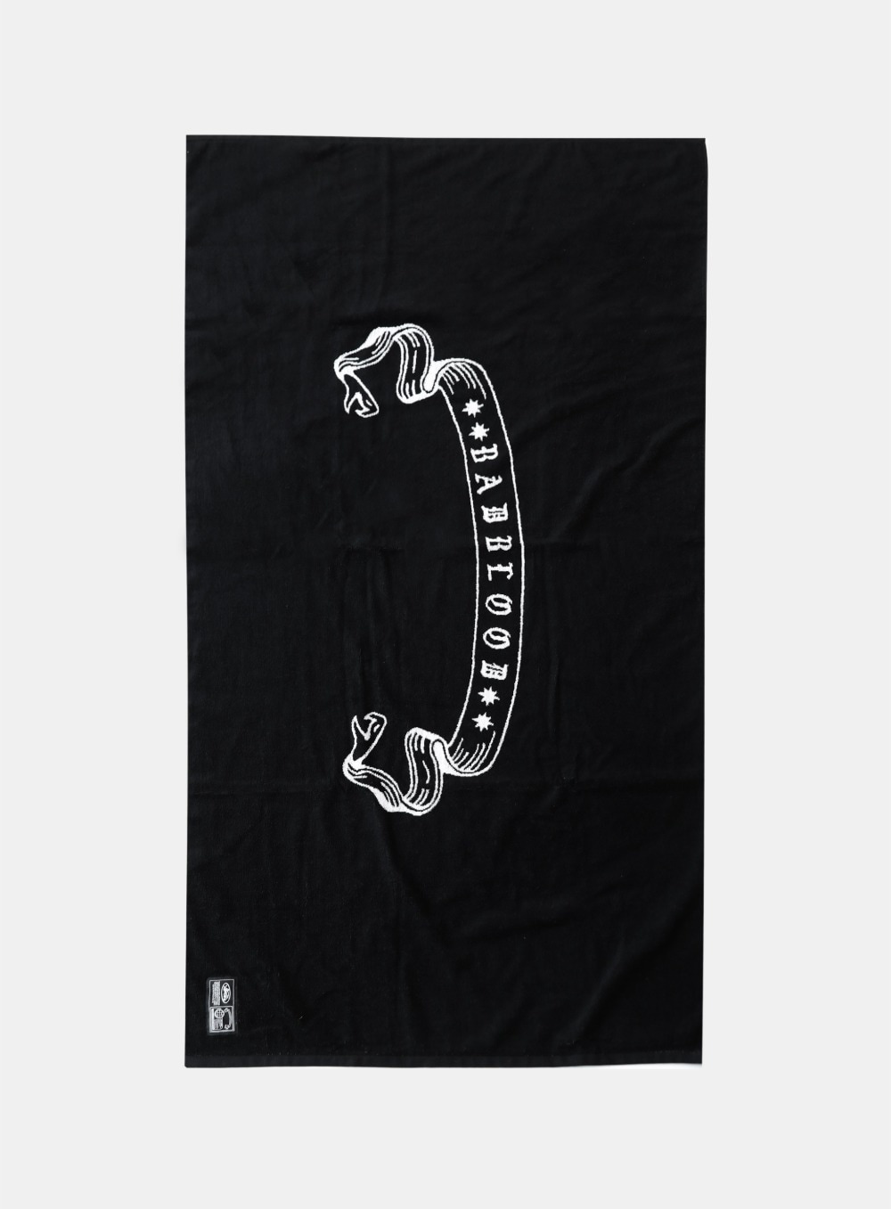 【BADBLOOD】 BAD BLOOD BEACH TOWEL : BLACK