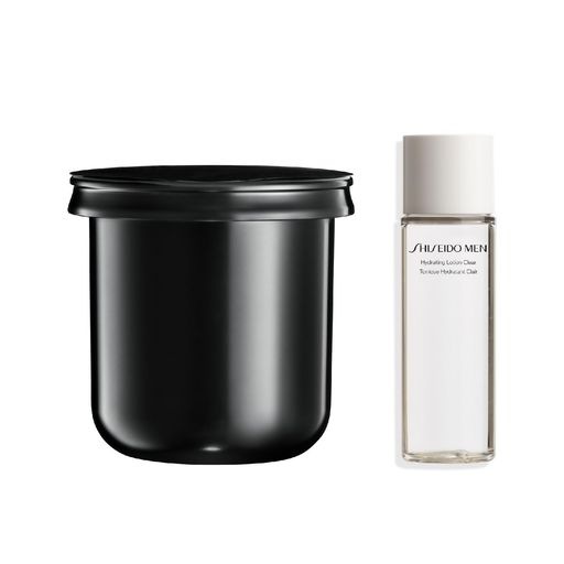 SHISEIDO MEN 体感キット スキンエンパワリングクリーム (レフィル)+ハイドレーティングローション30ml 男性用クリーム ・ 男性用美容液 シトラスとバンブーグリーンの香り レフィル 5