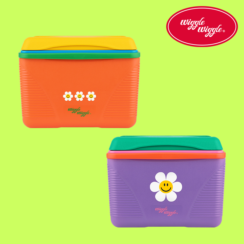 [選択1] クーラーボックス 20L 韓国デザイン かわいい防水ステッカー付き たっぷり入る大容量 ピクニック・キャンプにぴったり