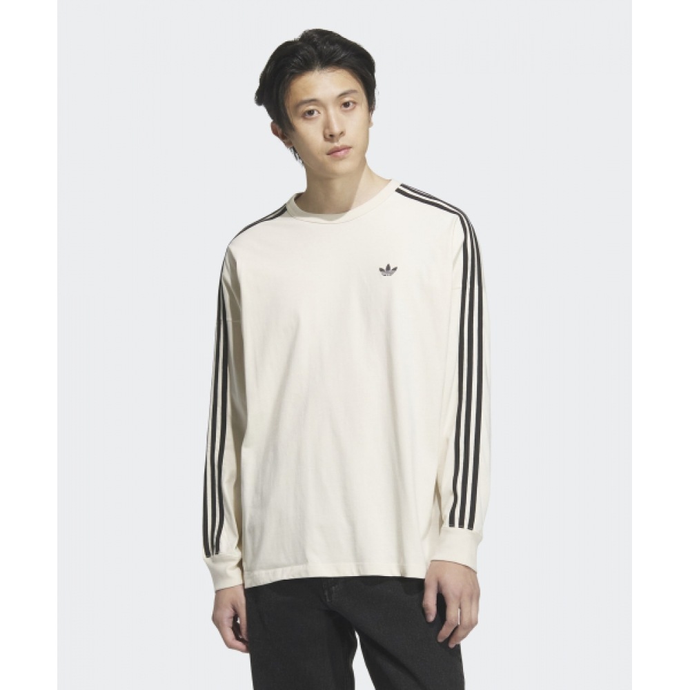 アディダスロングスリーブTシャツ-ワンダーホワイト/JV9280