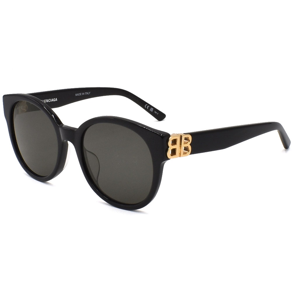バレンシアガ サングラス メンズ レディース BALENCIAGA Sunglasses アジアンフィット BB0134SA-001