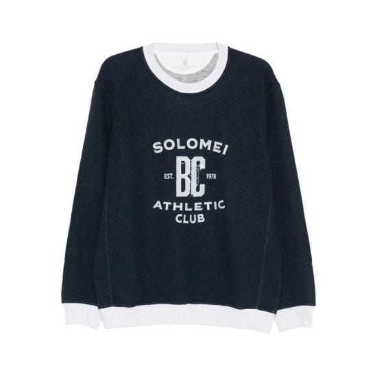 BRUNELLO CUCINELLI Men Sweatshirts MR8313380G CD649 BLUE