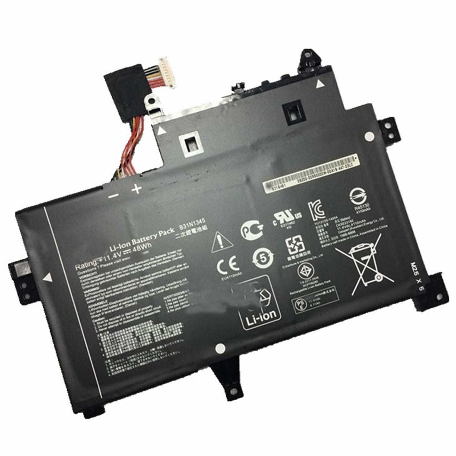 B31N1345 電池・Asusノートパソコン互換 48Wh/4110mAh TP500 TP500LA TP500LN TP500LB B31N1345 交換用のバッテリー dc909-A1490