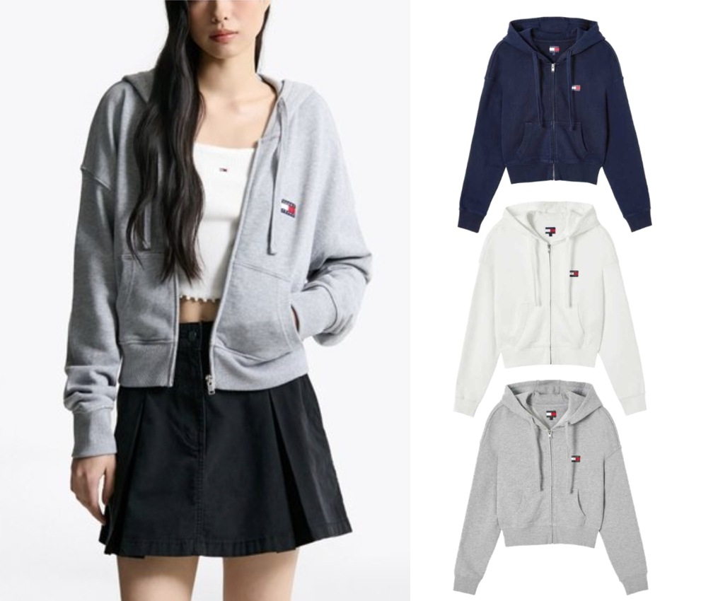 Boxy Crop Hood Zip-Up (T32F6TJC01TWT2) 8,931円