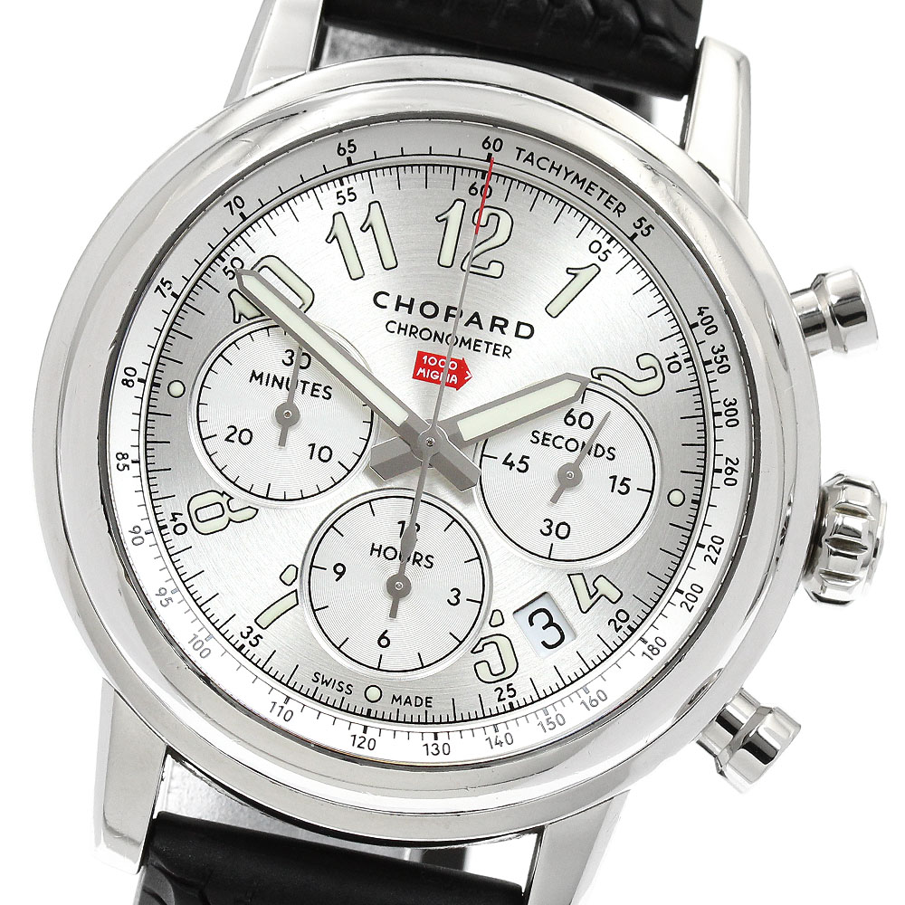 ショパール Chopard 168589-3001 ミッレミリア クロノグラフ デイト 自動巻き メンズ _942703【中古】