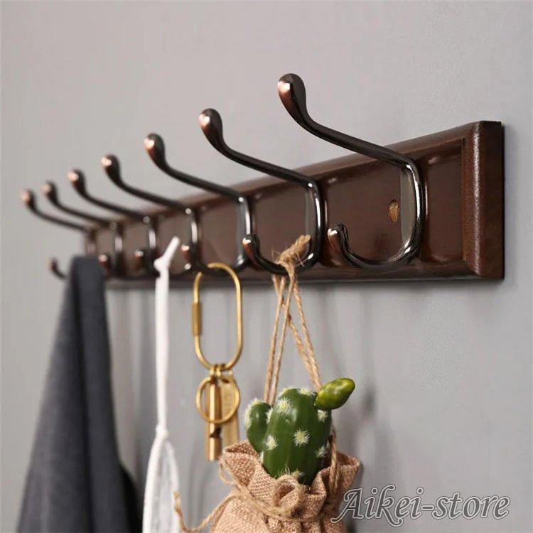 3日以内に発送 壁掛けハンガー 壁掛けフック ハンガーラック ハンガー コートハンガー ウォールハンガー ウォールラック ウォールシェルフ　簡単取付　壁面収納 5,884円