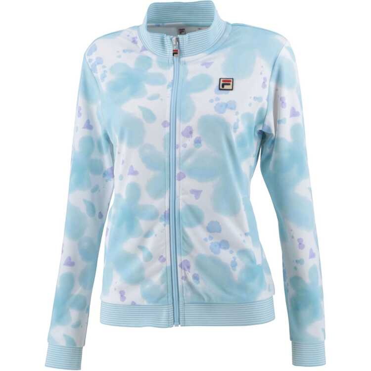 総柄ジャケット（レディース） M マリンブルー #VL2580-29