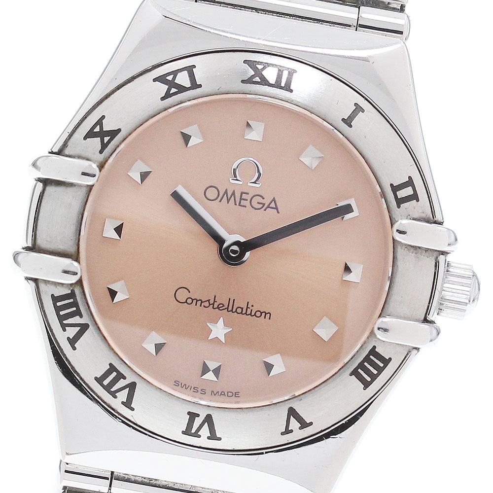 オメガ OMEGA 1561.61 コンステレーション ミニ マイチョイス クォーツ レディース 保証書付き_865424【中古】