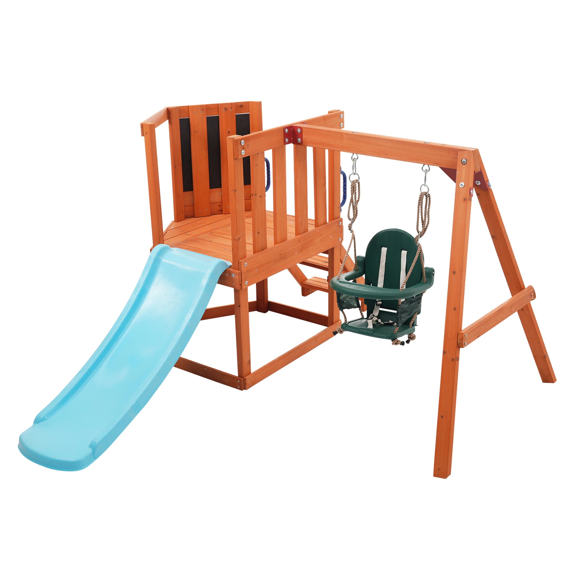 1592大型遊具 屋外遊具 ジャングルジム 滑り台 室外内 木製 天然木 耐荷重100KG 室内ジム 遊具 スギ材 すべり台 家庭用 子供 キッズ 男の子 女の子 コンパクト 3歳~7歳 プレゼント