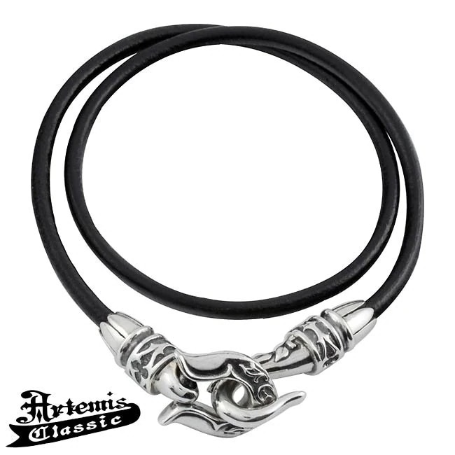 アルテミスクラシック Artemis Classic ホースシュー レザー シルバー ブレスレット アクセサリー メンズ 馬蹄 ACB0103