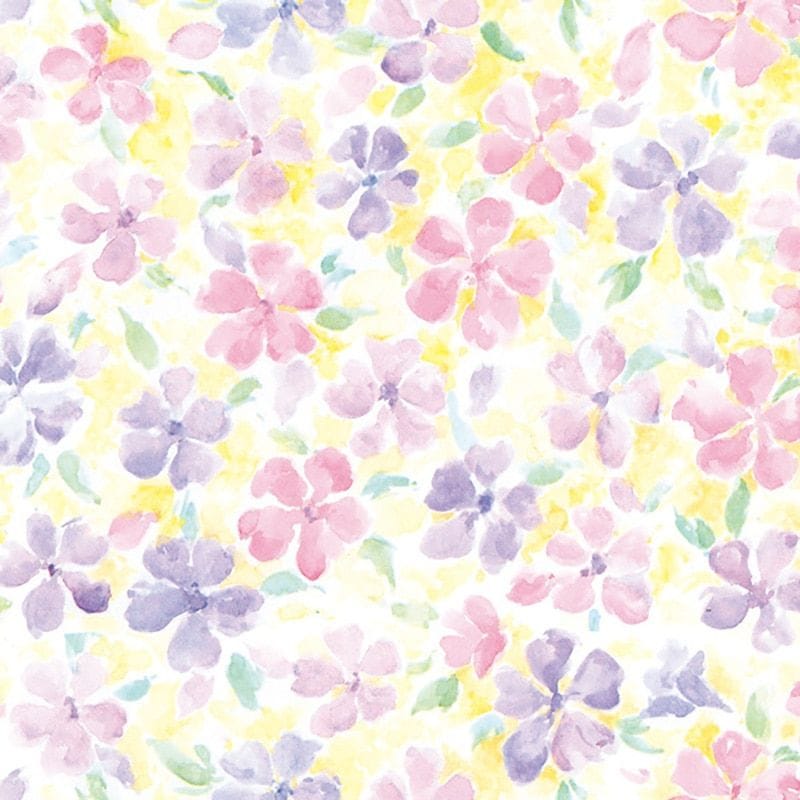 （まとめ買い）シモジマ HEIKO 包装紙 花柄 半才 フラワーカクテル 100枚 750x528mm ラッピング用品 002301600 [x3セット]