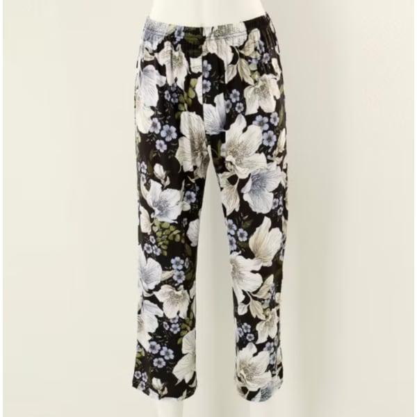 輸入ポリスパン転写捺染を活用した伸縮性のあるホームウェア下衣 WPA356WP