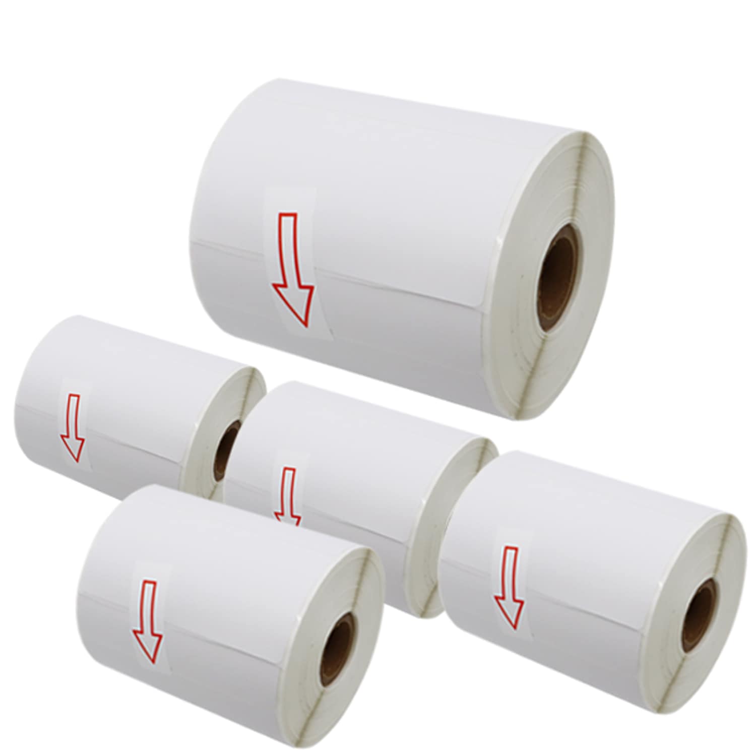 ブラザー用 RDロール プレカット紙ラベル (感熱紙) RD-S03J1 互換品 102mm×50mm 829枚入り 5個セット 5,527円