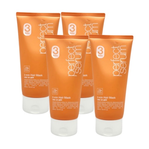 パーフェクト 3分 サロン ヘアパック 300ml×4本 韓国ヘアケア / 集中ダメージ補修 / ツヤ髪ケア / サロンクオリティ / しっとり保湿 / 枝毛・切れ毛ケア / カラー・パーマダメー