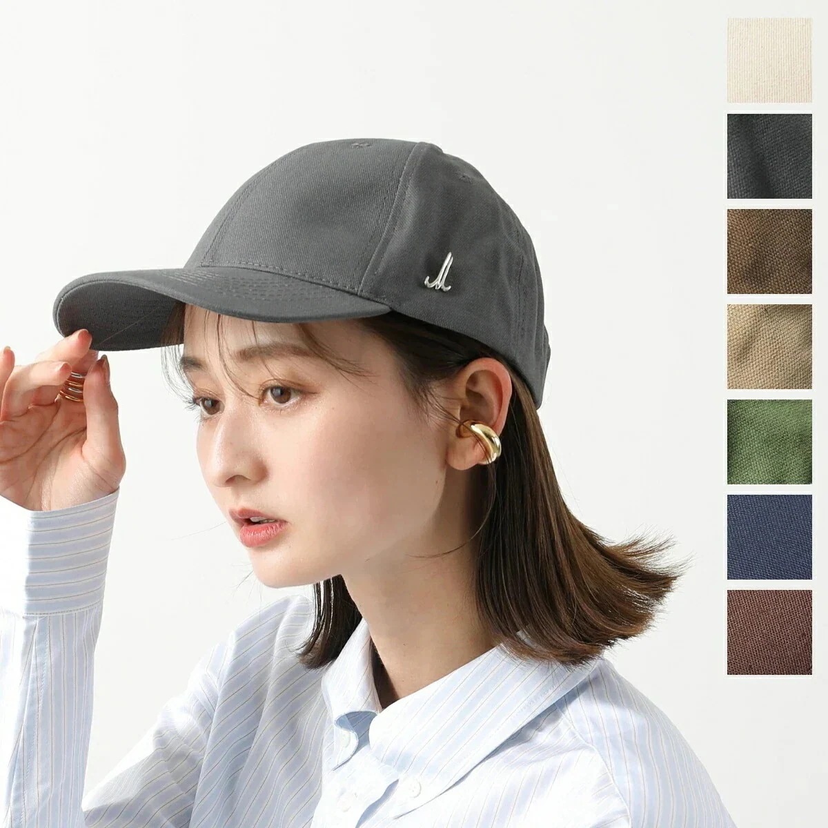 Muhlbauer ミュールバウアー ベースボールキャップ CS071 BASE レディース ベース コット ン シルバーピン 帽子 カラー8色 【mega】