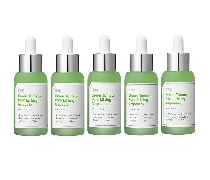 (150ml) 成分エディター グリーントマトポアリフティングアンプルプラス 30ml + 30ml + 30ml + 30ml + 30ml