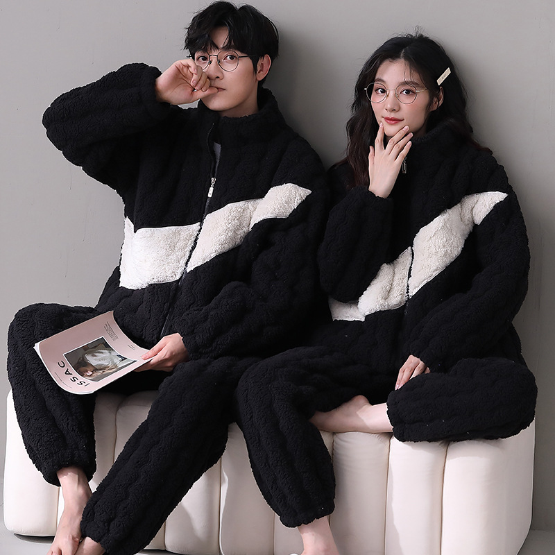 韩国2点セッ パジャマ ルームウェア セットアップ ペア カップル ペアルック お揃い お揃いペア 恋ninisy079