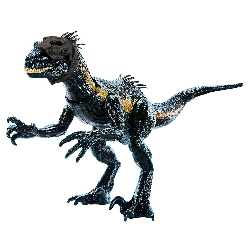 マテル ジュラシックワールド(JURASSIC WORLD) スーパーアクション！インドラプトル 【全長：約41cm】【恐竜 おもちゃ】【4才~】【プレゼント】 HKY11