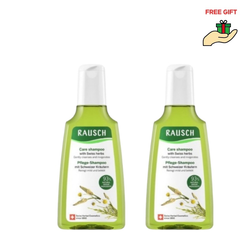 スイスハーバルケアシャンプー 200ml 2本セット／敏感＆乾燥頭皮用／天然由来93％ 低刺激処方／韓国人気スカルプケア