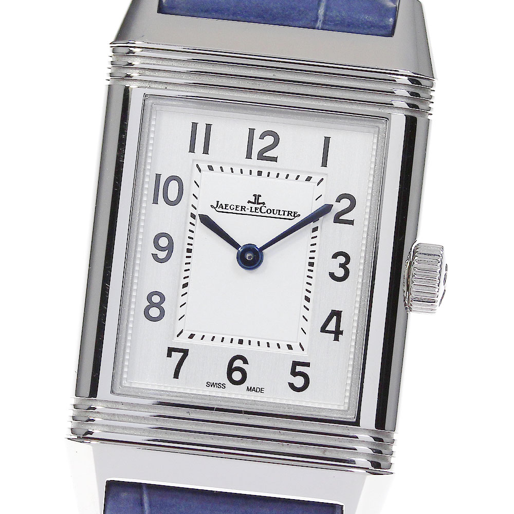 ジャガールクルト JAEGER-LECOULTRE Q2618540 レベルソ クラシック スモール クォーツ レディース 美品 保証書付き_821041【中古】