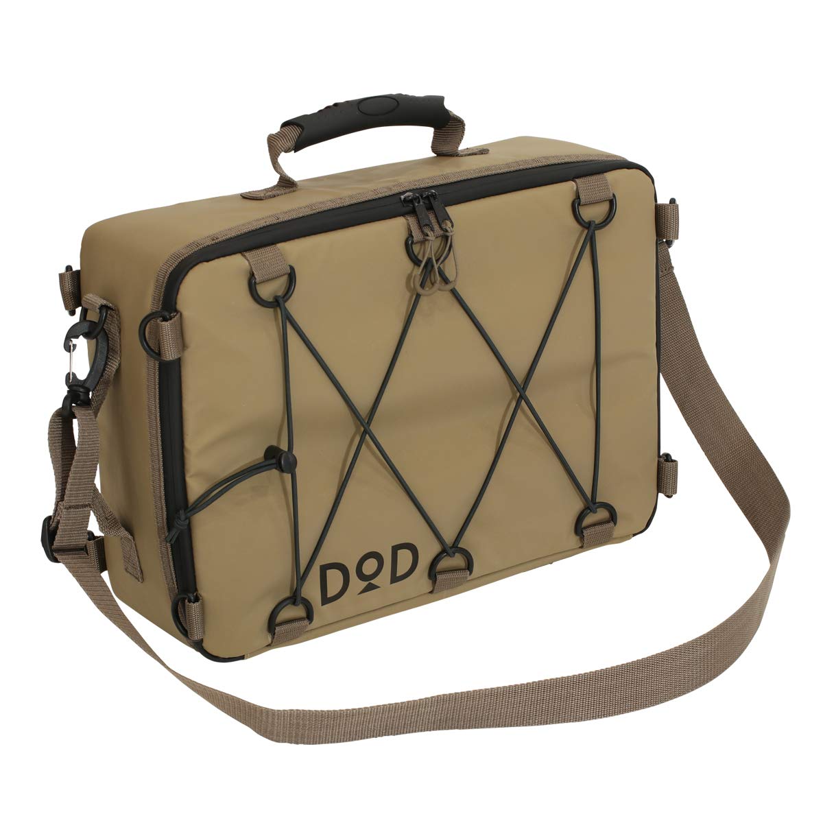 DOD(ディーオーディー) ソフトくらこ(10) 10L 極厚断熱材 ソフトクーラーバッグ ツーリング や ソロキャンプ や フェス に 薄型形状 CL1-720-TN