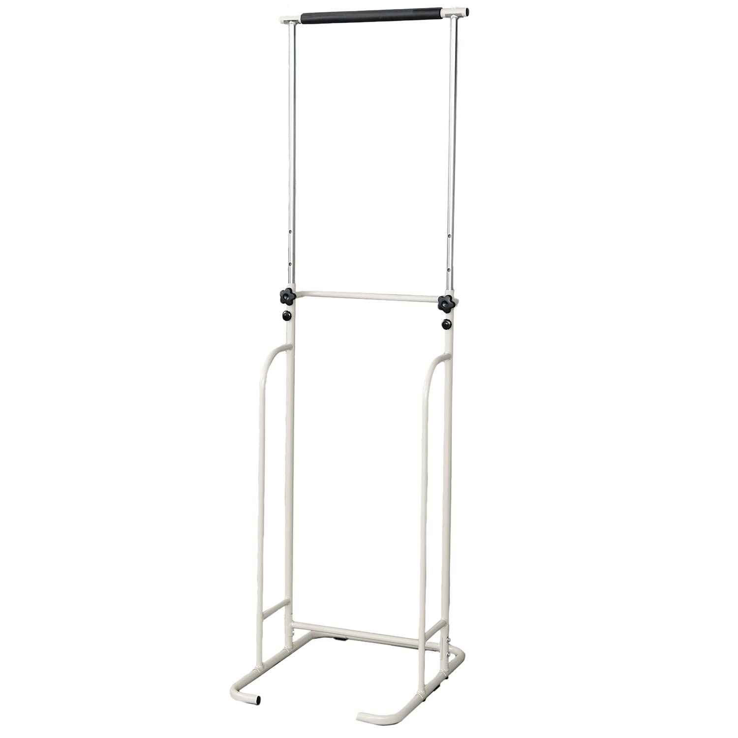 懸垂 懸垂マシン 懸垂器具 ぶら下がり健康器 高さ最大220cm(10cmピッチ5段階調整可能) 全身ストレッチ トレーニングマシン グレージュ BBK-220(GY) 6,641円