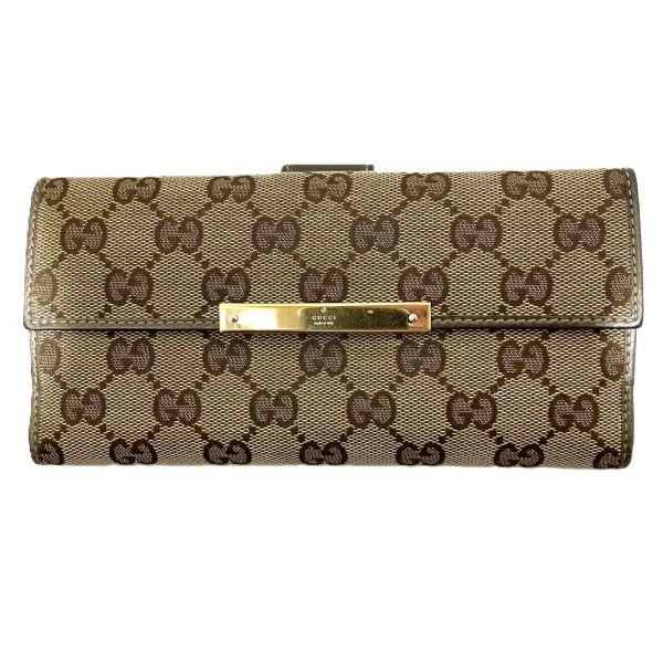 グッチ グッチシマ 112715 0416 財布 長財布 【中古】長財布