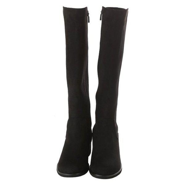 クッションUP スエード バックスパン スエード 女性 ロングブーツ LCWL02U34CXI_GN