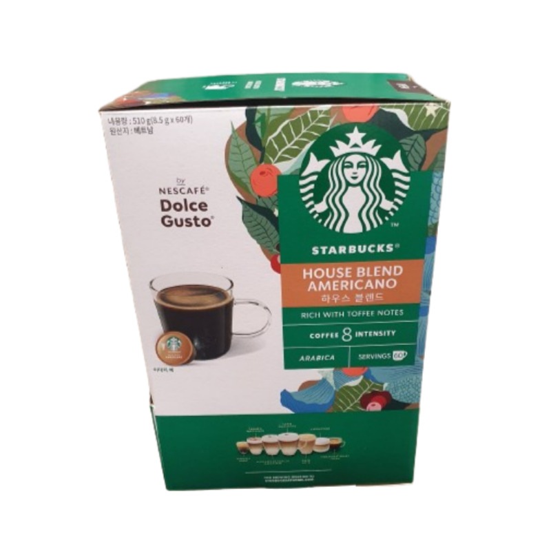 スターバックス ドルチェグストカプセル 60P ハウスブレンド