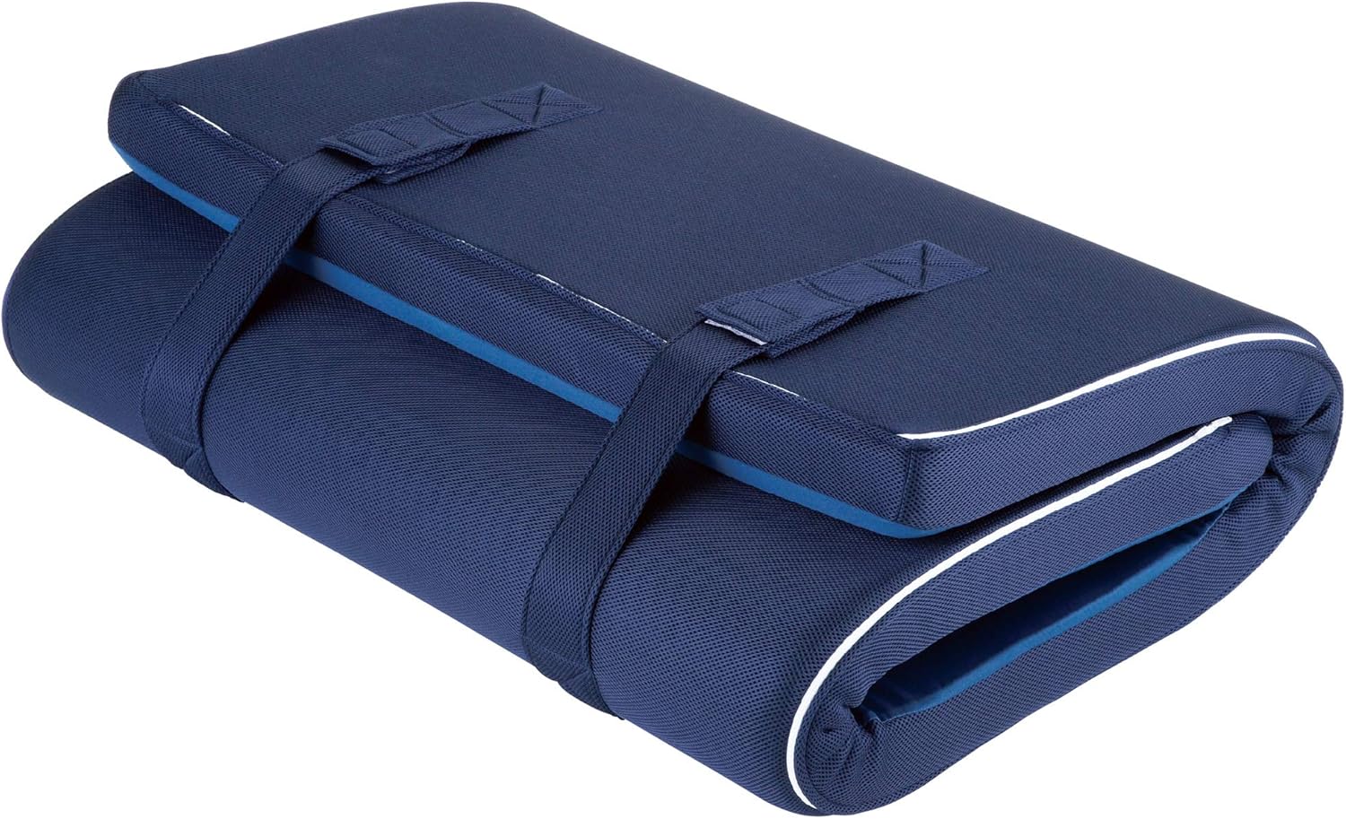 nishikawa 【 西川 】 エニーマット マットレス シングル 高反発 寝返りサポート エアホール加工 通気性 年中快適 抗菌加工 洗濯可能な側生地 折りたたみ 収納用固定ベルト付き