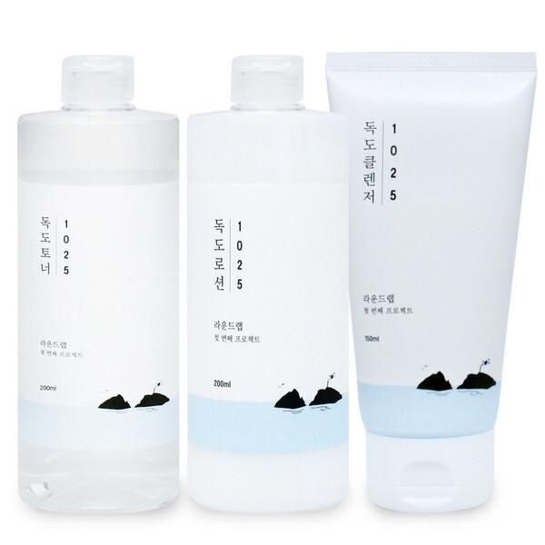 ラウンドラップ 1025 独島 トナー 200ml + ローション 200ml + クレンザー 150ml