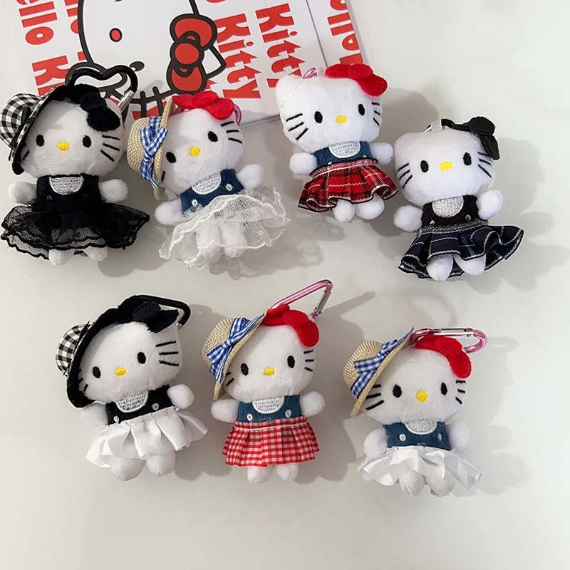 10個セット 麦わら猫ぬいぐるみストラップぬいぐるみバッグストラップ高級感車の鍵ストラップキーホルダー