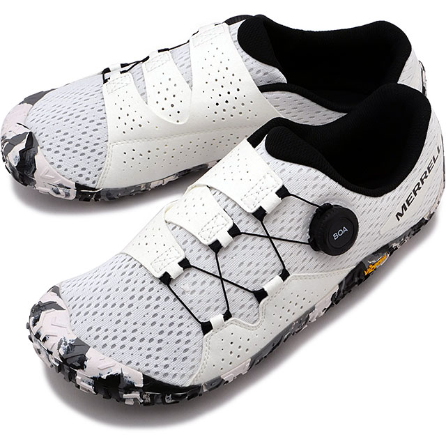 スニーカー ベイパー グローブ6 ボア [J068451] M VAPOR GLOVE 6 BOA メンズ 靴 トレイルランニング ベアフットシューズ アウトドア WHITE/BLACK 正規取扱店