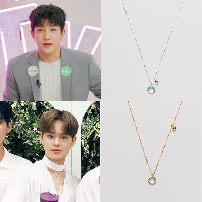 ASTROジンジン AB6IXジョンウン ビリーシユン着用/ブルースターネクリス(2color)