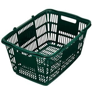 （まとめ） スーパーメイト ショッピングバスケット 33L ダークグリーン CB-33EGG 1個 5セット