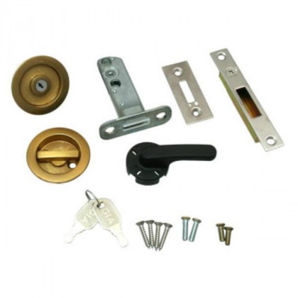 NP-121-ML-SG引戸用 鍵付鎌錠 2本キー 00776691-001