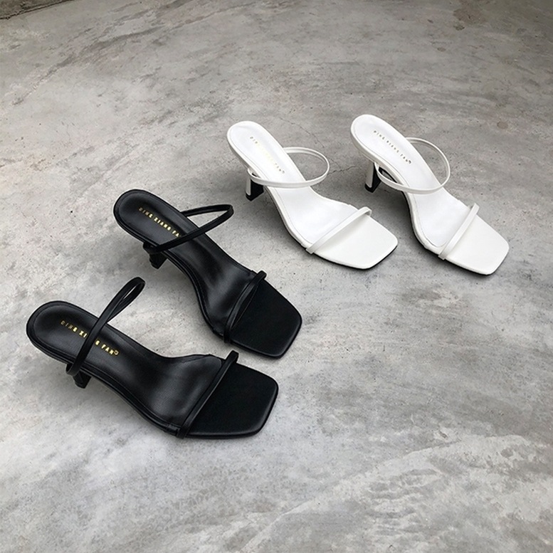 レディース サンダル スクエアトゥ ミュール シューズ ハイヒール スクエアトゥ 歩きやすい 履きやすい 疲れにくい フェイクレザー PU 大人可愛い きれいめ 大人 上品 おしゃれ