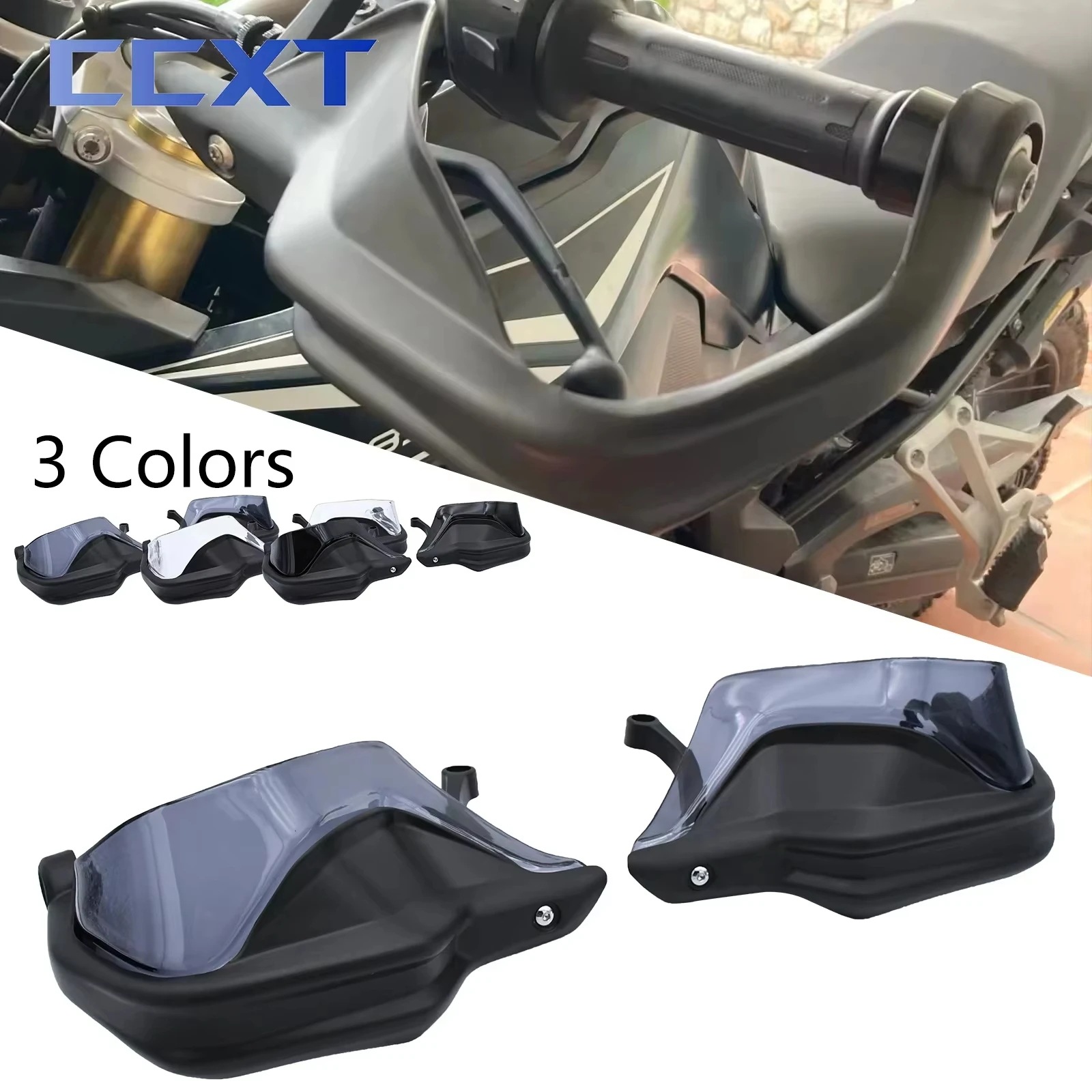BMW F750GS F800GS F850GS アドベンチャー F900R F900XR R1200GS R1250GS 用 ハンドガード プロテクター ウィンドシールド 輸入品