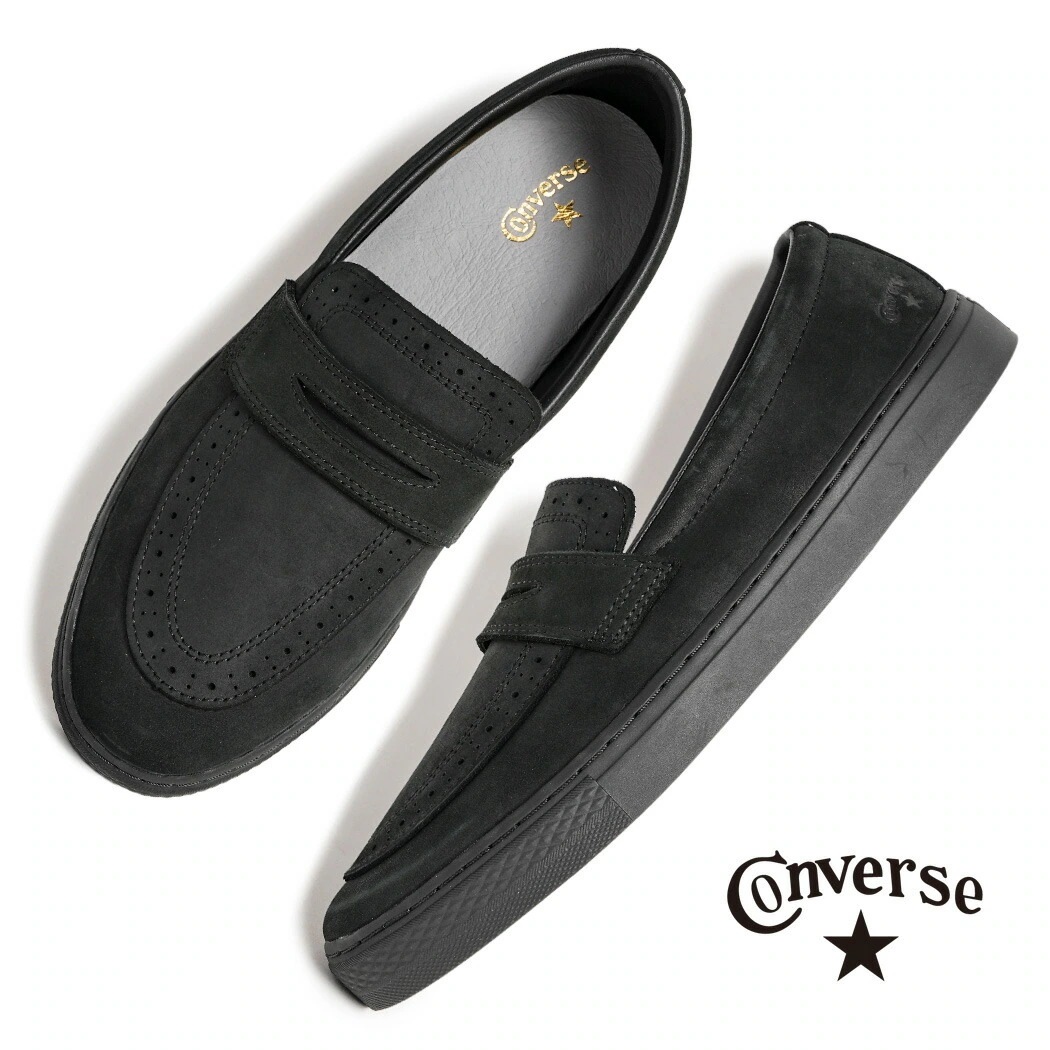 CONVERSE コンバース ALL STAR COUPE BG LOAFER オールスター クップ ローファー スニーカー BLACK ( ブラック 黒 ヌバック メンズ レディース 3370259