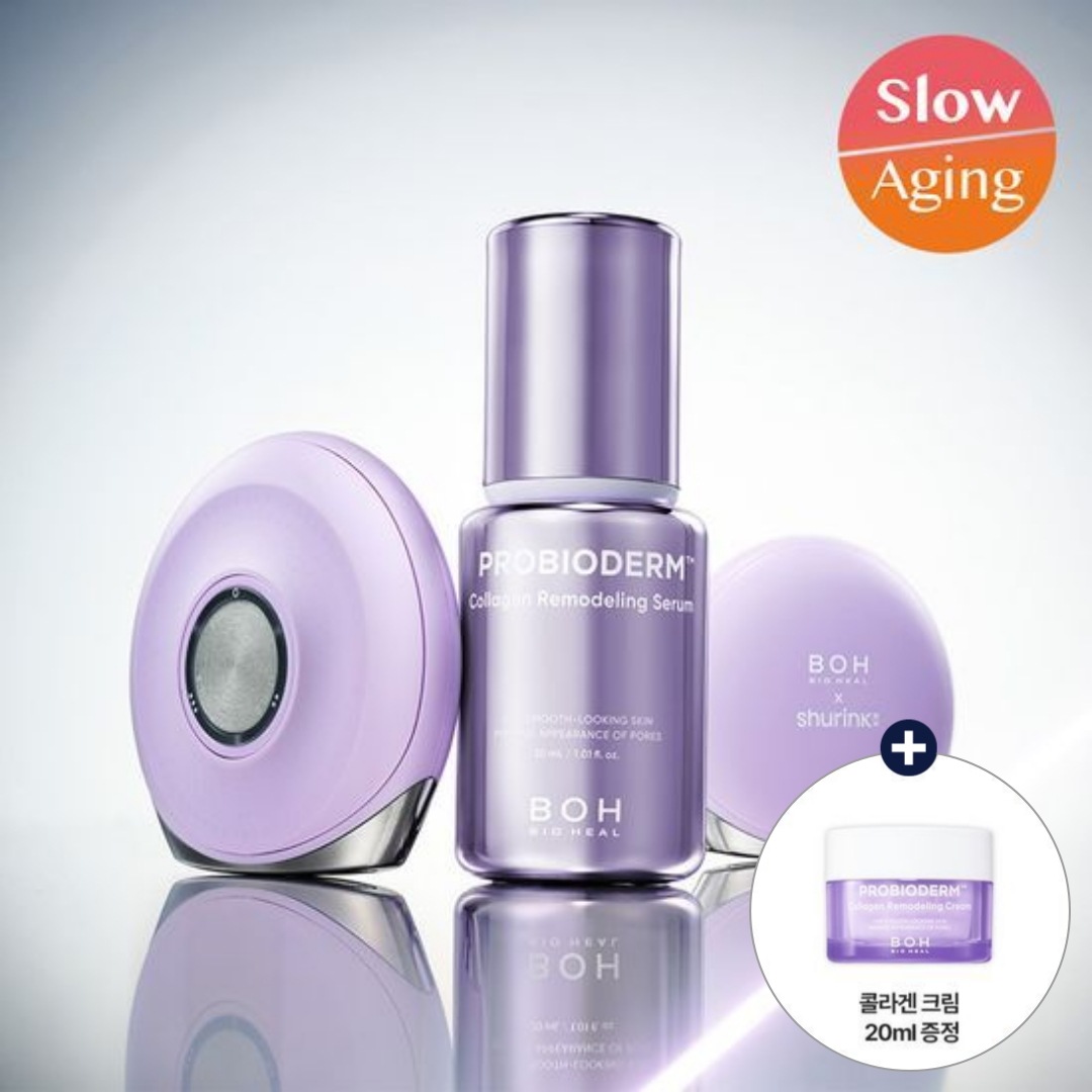 プロバイオダーム コラーゲン リモデリングセラム 30ml＋毛穴引き締め美顔器セット（＋コラーゲンクリーム20ml付き）