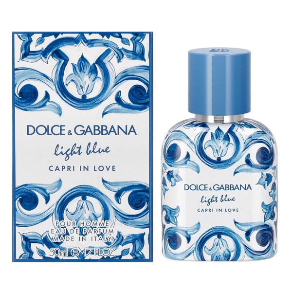 ドルチェ＆ガッバーナ ライトブルー プールオム カプリ イン ラブ EDP オードパルファム SP 50ml 香水