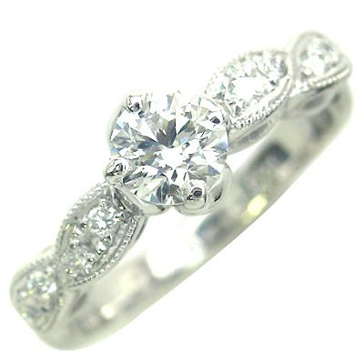 ( 婚約指輪 ) ダイヤモンド プラチナエンゲージリング( Brand Jewelry アニーベル )楽ギフ_包装02P26Mar16