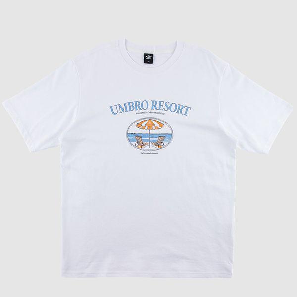 ビーチクラブ アーチレタリング半袖Tシャツ UQ223CRS51_P418463953