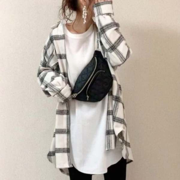 超かわいいチェック柄ファッションシングルブレストジャケット