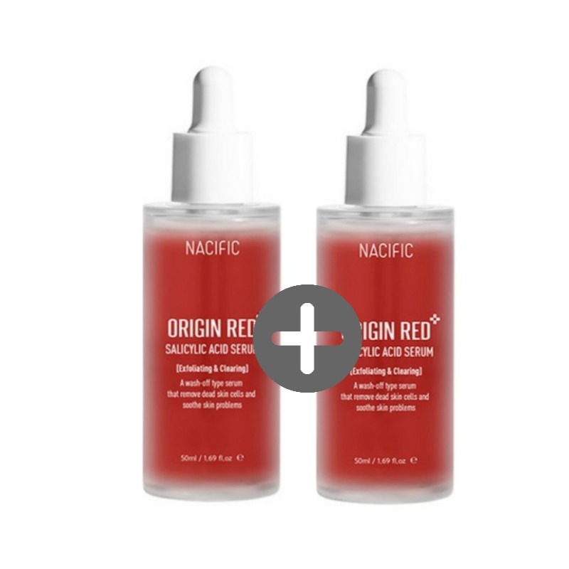【YUNHO & MINGI PICK】1+1 オリジンレッドサリチル酸セラム 50ml 韓国コスメ/ 角質除去 保湿ケア 韓国スキンケア 鎮静ケア ツボクサエキス 正直レビュー 神スキンケア