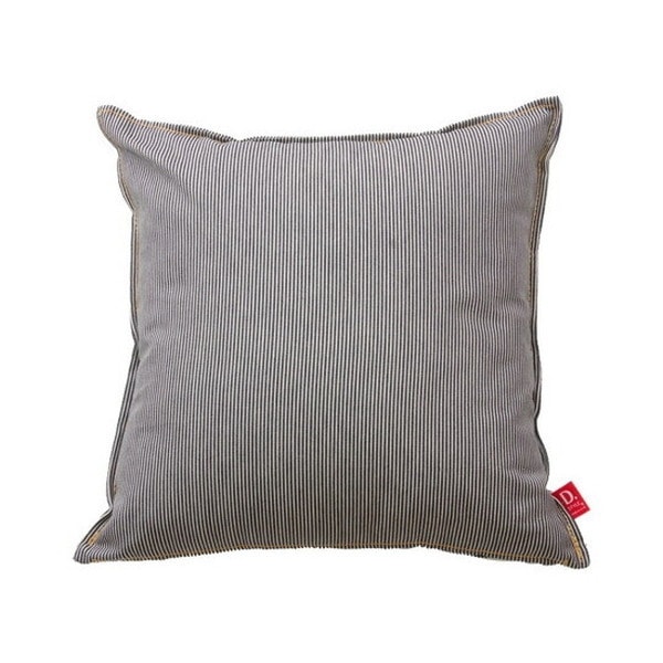 9150670 クッション カバー 綿100% 国産 デニム ストライプ柄 レオン ヒッコリー 4545cm 2枚組 メーカー直送