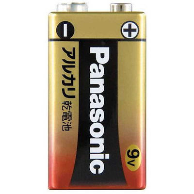 他サイト： パナソニック　Panasonic　アルカリ乾電池 (9V形) 1本 シュリンク　6LR61XJ/1Sの商品画像
