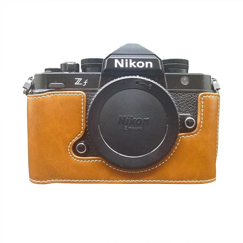 kinokoo NIKON ZF ケース Z F ケースkinokoo NIKON z f/ZF 専用 カメラケース ボディケース バッテリーの交換でき 三脚ネジ穴付き カメラケース PUレザー（ブ